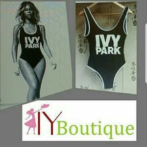 Beyonce ivy park black bikini